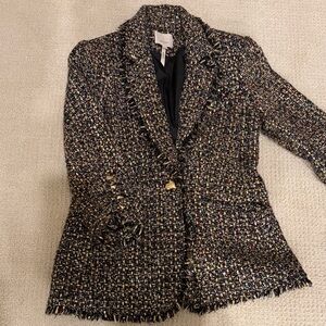 Cinq a Sept KHLOE Women's Tweed Blazer Jacket